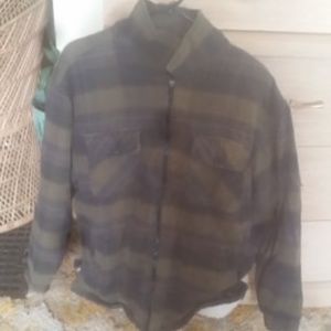 Vintage Plaid & Sherpa Coat